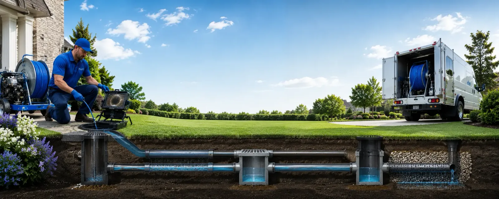 Outdoor drain cleaning information for Lawrenceville, VA